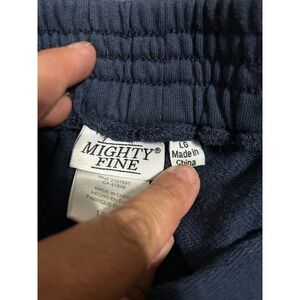 Mighty Fine USA Graphic Sweat Shorts Loungewear Cotton Blend - Large